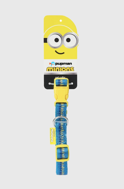 Pupman Minions Blue Dog Collar