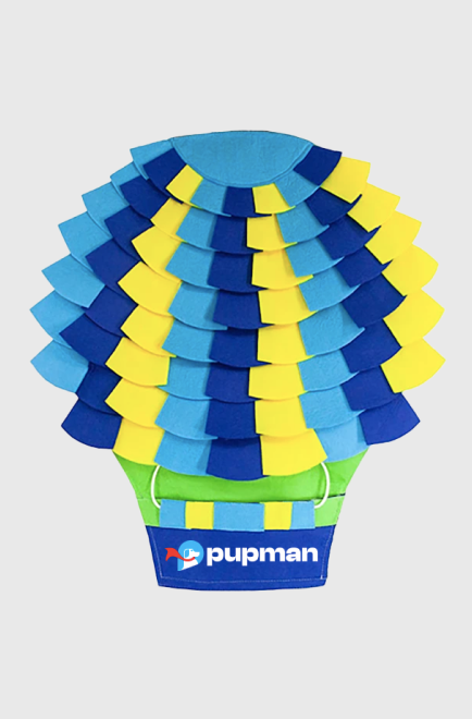 Pupman Hot Air Balloon Snuffle Mat Puzzle Pad Dog Toy