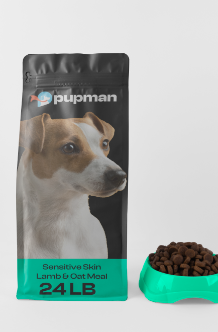 Pupman Sensitive Skin & Stomach Lamb & Oat Meal Dry Puppy Food